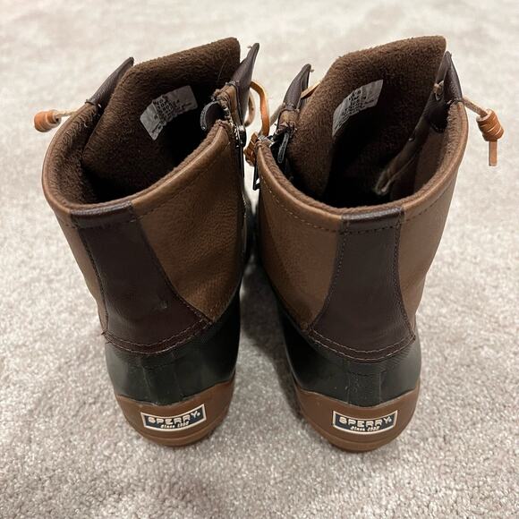 Sperry Women's Syren Gulf Duck Boot Brown Waterproof Rubber Zipper Side Size 10M - Picture 5 of 7
